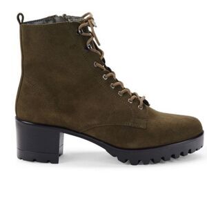 ANNE KLEIN Women’s Akabott Water-Resistant Suede Ankle Boots in the Size 9.5M